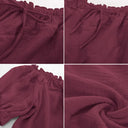 Renaissance Crew Neck Off Shoulder Lace-up Tops - Retrorobe