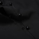 Victorian Pleated Shirt Lace Up Work Blouse - Retrorobe