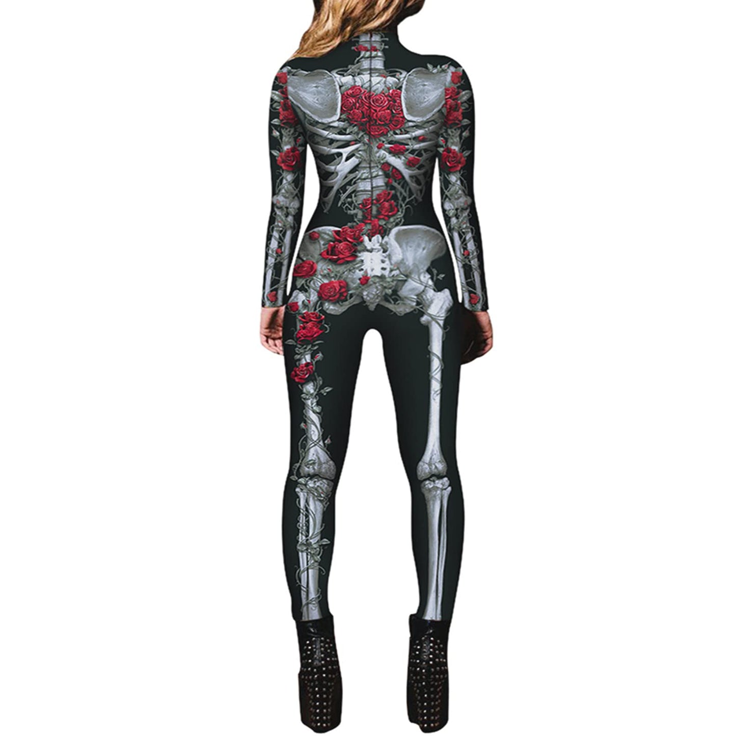 Skeleton Skull Full Body Catsuit
