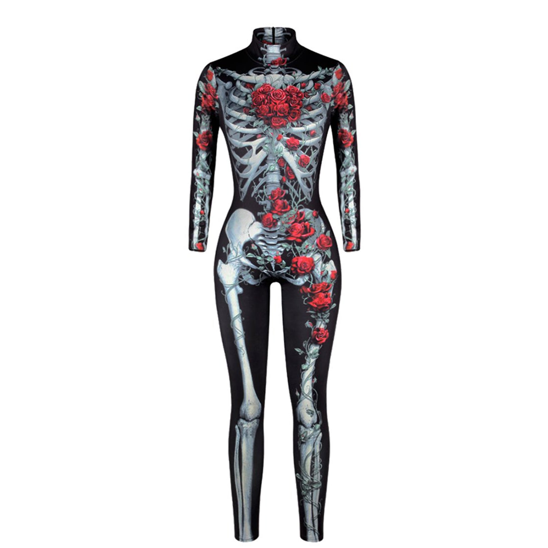 Skeleton Skull Full Body Catsuit