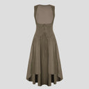 Renaissance Costume U-Neck High-Lo Overdress Tank - Retrorobe