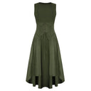 Renaissance Costume U-Neck High-Lo Overdress Tank - Retrorobe