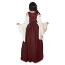 Irish Medieval Retro Royal Court Princess Style Long Sleeve Dress - Retrorobe