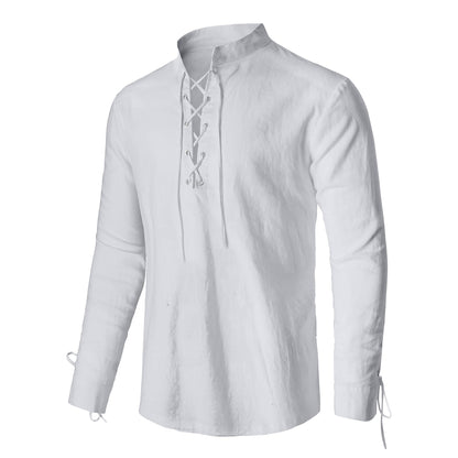 Renaissance Stehkragen Tops Pullover Shirt