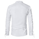 Camisa renacentista con cuello alto