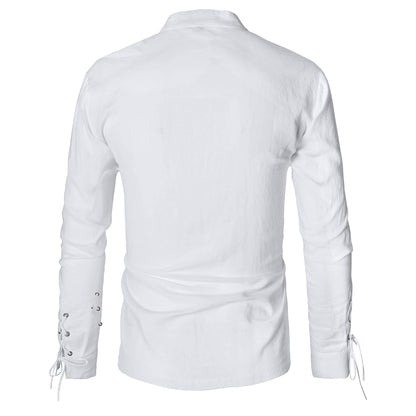 Renaissance Stehkragen Tops Pullover Shirt