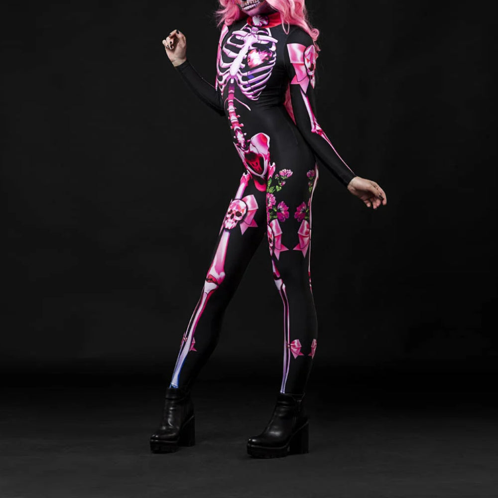 Skeleton Skull Halloween Zentai Suits