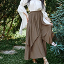 Renaissance Dual-Layer Swing Maxi Skirt - Retrorobe