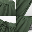 Retro Vintage Medieval Solid Color A-Line Maxi Skirt - Retrorobe