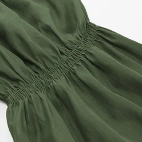 Renaissance Tiered Maxi Dress Off-Shoulder Pocket Dress