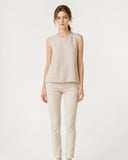 Women's Sleeveless Linen Tank Top