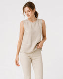 Women's Sleeveless Linen Tank Top