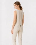 Women's Sleeveless Linen Tank Top