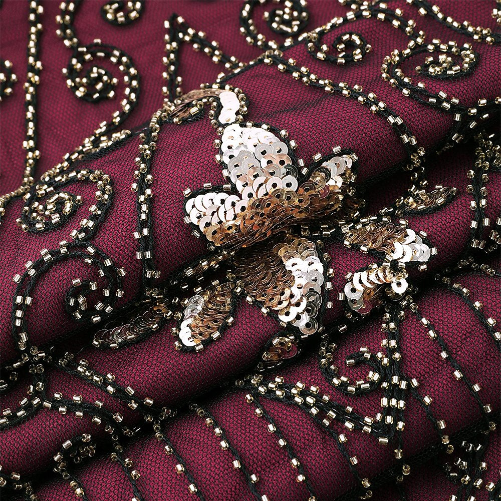 Art Deco Flapper Dress with Accessories Set