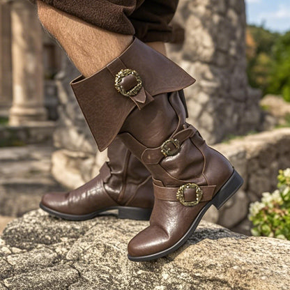 Retro Medieval Renaissance Style Jazz Boots for LARP