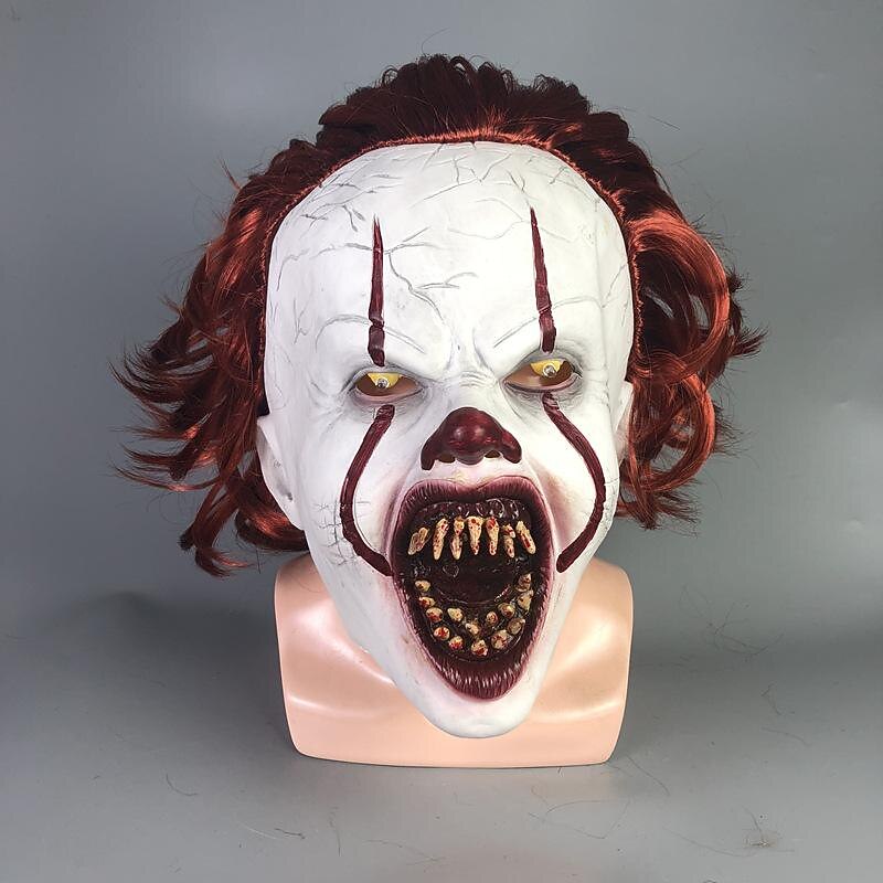 Pennywise Killer Clown Mask with Light