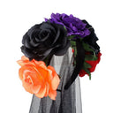 Women's Gothic Floral Veil Halloween Headband