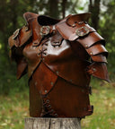 Medieval Renaissance Split Style Armor Set: Shoulder, Chest Guard - Retrorobe