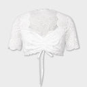Oktoberfest Wiesn Style Lace Blouse - Retrorobe