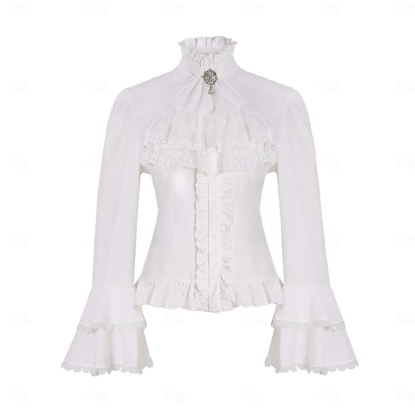 Retro Baroque Princess Vampire Style Blouse