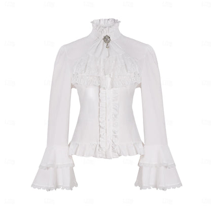 Retro Baroque Princess Vampire Style Blouse