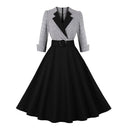 Monochrome Tailored Grace Midi Dress