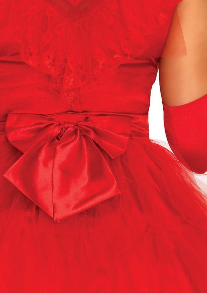 Women's Ghostly Red Wedding Dress