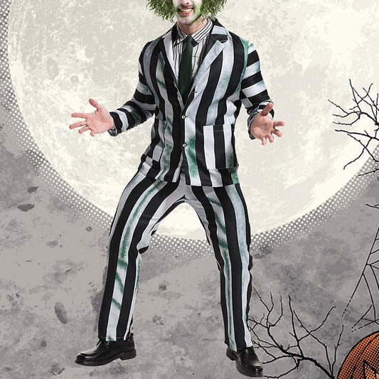Men's Striped Costume Suit