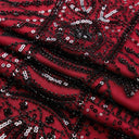 Art Deco Fringe Flapper Dress with Accessories Set