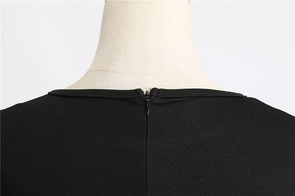 Christmas Print Fit & Flare A-Line Dress