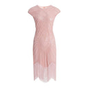 Art Deco Sequin Tassel Flapper Cocktail Dress
