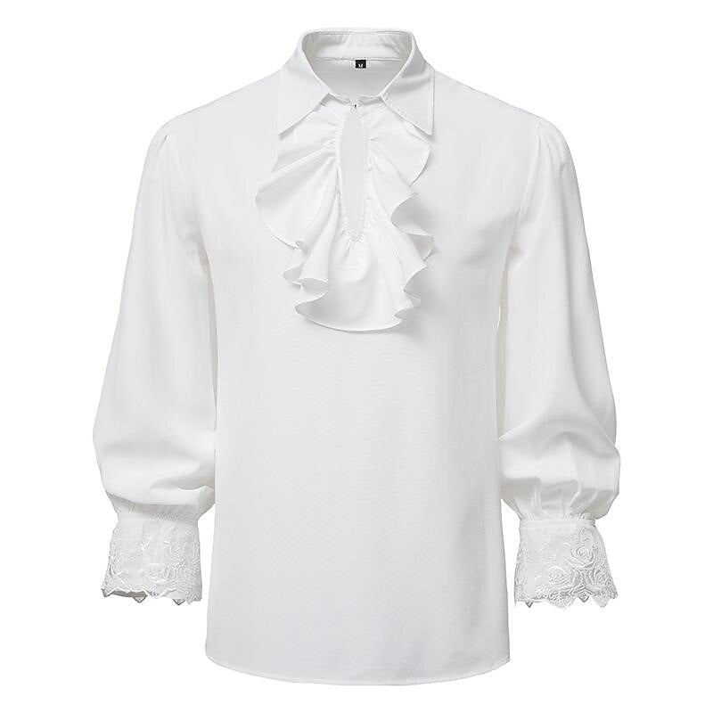 Retro Prince Gentleman Style Shirt for Cosplay Ritter Look