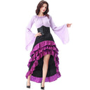 Medieval Pirate Set with Blouse Skirt Waspie Corset Belt