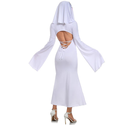 Sexy White Ghost Halloween Dress