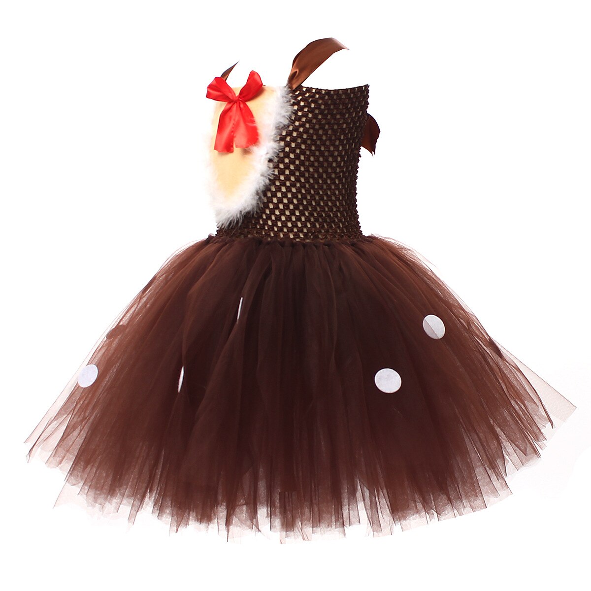 Girls' Reindeer Tutu Dress