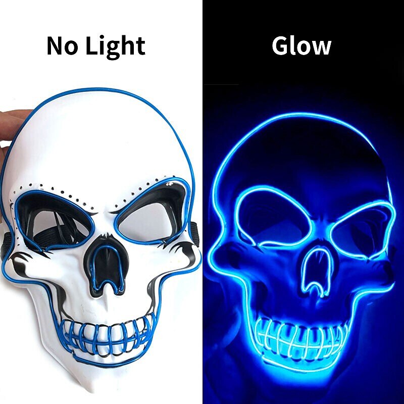 Skull Skeleton LED Mask