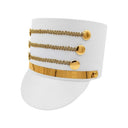 Men's White Gold-Braid Nutcracker 3-Piece Costume Set