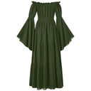 Green Retro Celtic Viking Fantasy Dress - Retrorobe