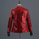 Men's Red Sequin Nutcracker Coat