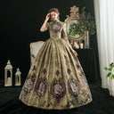 The Marvelous Mrs. Maisel Rococo Medieval Dress Party Costume Masquerade Women's Costume Black Vintage Cosplay Party Masquerade Halloween - Retrorobe