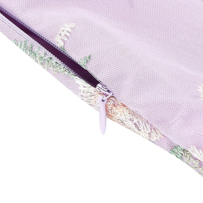 Floral Embroidered Sweetheart Midi Dress