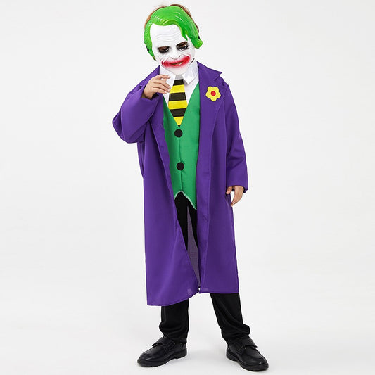 Boys' Joker Cosplay Costume Set