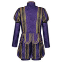 Men's Purple & Gold Renaissance Noble Costume Set