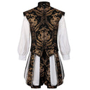 Men's Black & Gold Renaissance Noble Costume Set