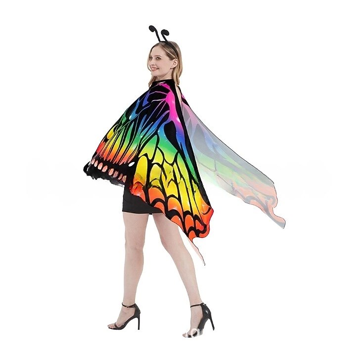 Butterfly Costume with Wings Headband Mask