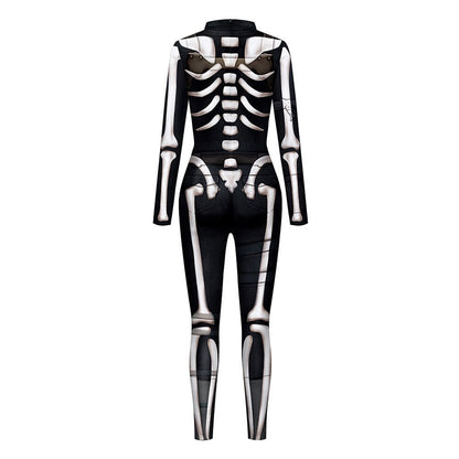 Women's Cyber Style Skeleton Bodysuits