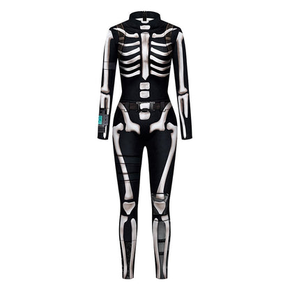 Women's Cyber Style Skeleton Bodysuits