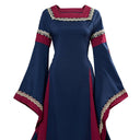 Vestido renacentista bicolor