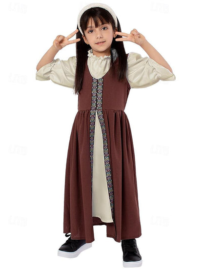 Viking Style Girls Medieval Renaissance Dress