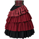 Women's Victorian Vampire Cloak 4-Piece Set